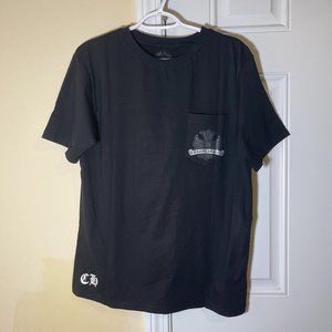 Chrome hearts Black Faded back Logo Tshirt Small
